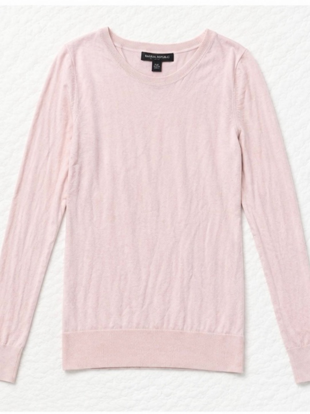 Banana Republic Pale Pink Crewneck Sweater